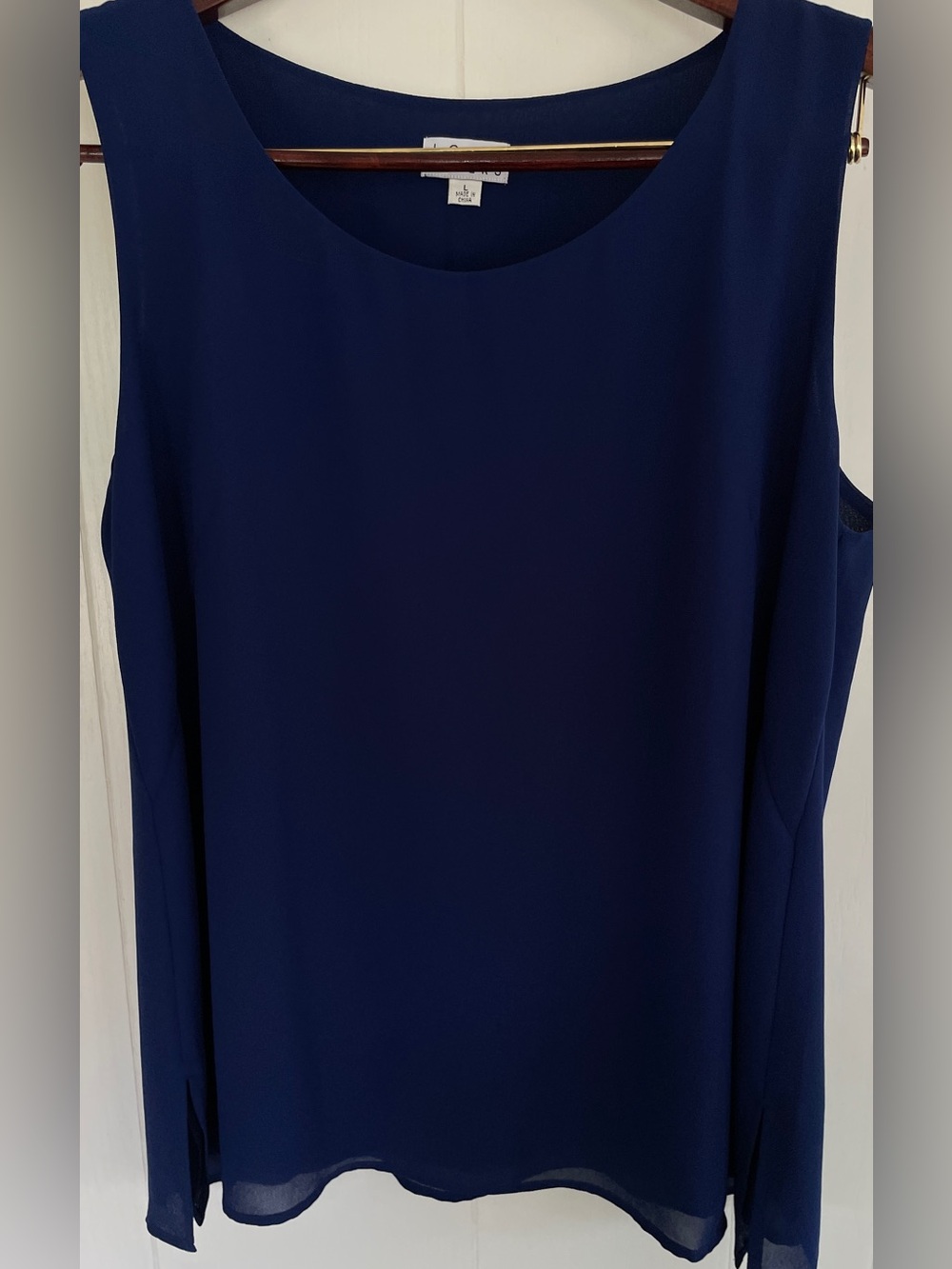 Joan Rivers Royal Blue Shell Size-Large - Picture 5 of 10